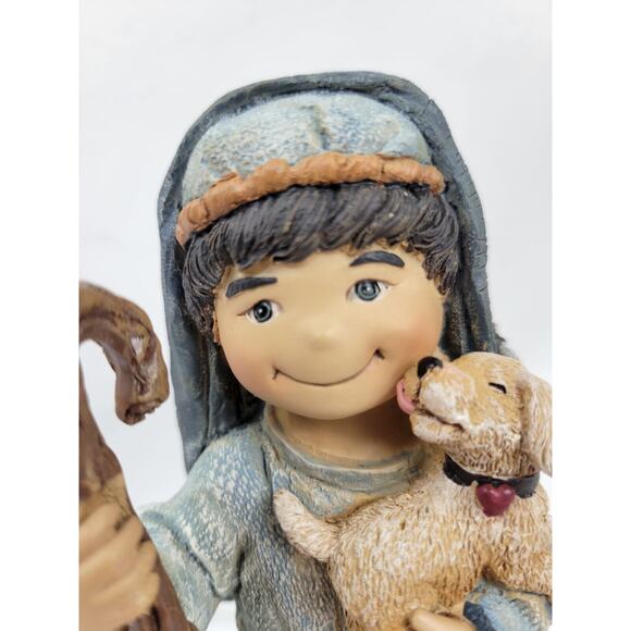 Tuzinski Nativity Button Jar Kids Christmas Pageant Replacement Sheppard Puppies - Picture 5 of 7
